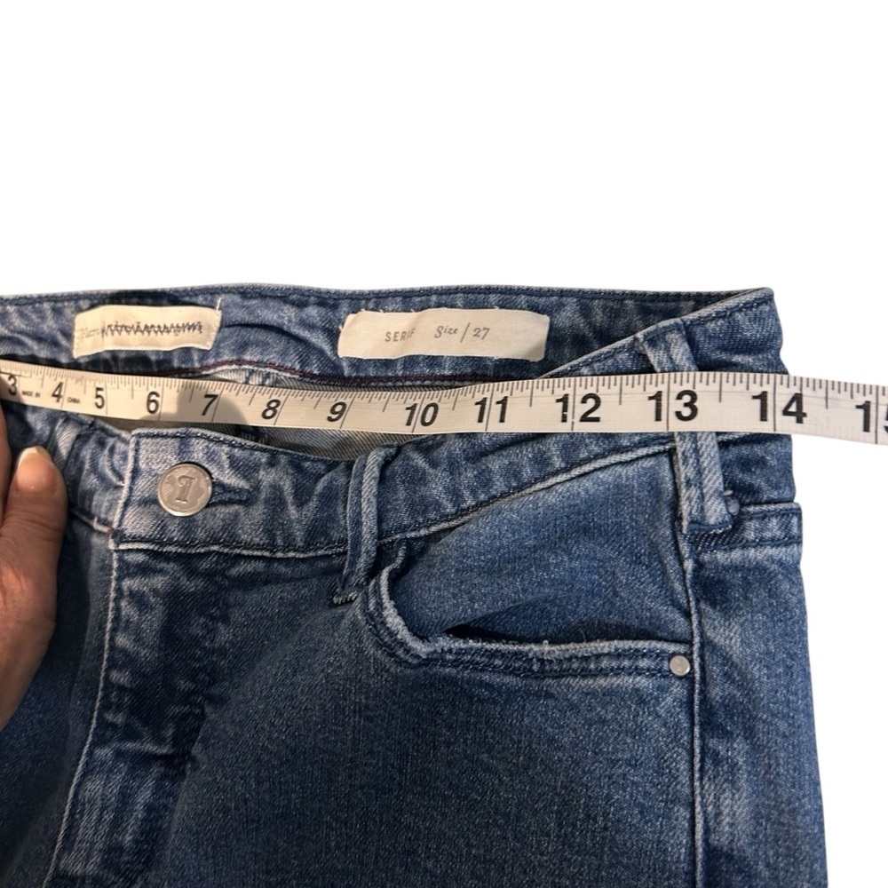 Pilcro and the Letterpress Serif Dark Wash Denim Jeans Sz 27 - Picture 12 of 16
